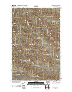 Gibson Coulee 2011 topographic map thumbnail