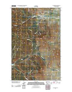 Hot Springs 2011 topographic map thumbnail