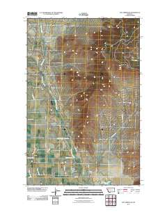 Hot Springs NE 2011 topographic map thumbnail