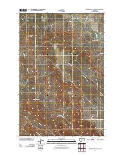 Hendrickson Coulee 2011 topographic map thumbnail