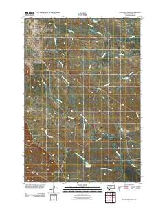 Dutchman Creek 2011 topographic map thumbnail