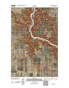 Eagle Buttes 2011 topographic map thumbnail