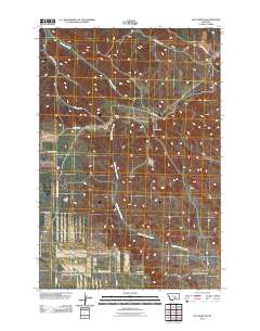 Hay Basin NE 2011 topographic map thumbnail