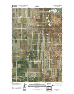 Eyraud Lakes 2011 topographic map thumbnail