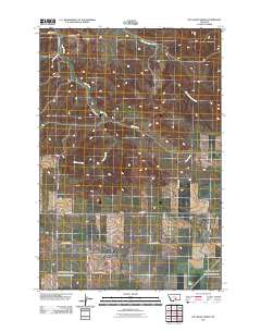 Hay Basin North 2011 topographic map thumbnail