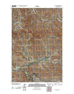 Hay Coulee 2011 topographic map thumbnail