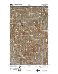 Gustin Coulee 2011 topographic map thumbnail