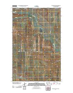 Four Buttes NW 2011 topographic map thumbnail