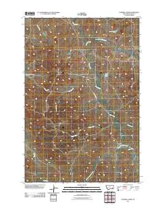 Fourmile Creek 2011 topographic map thumbnail