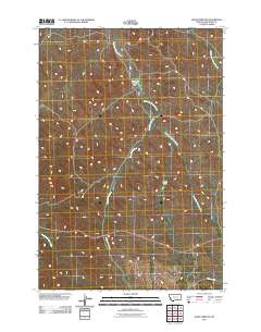 Jeans Fork SW 2011 topographic map thumbnail