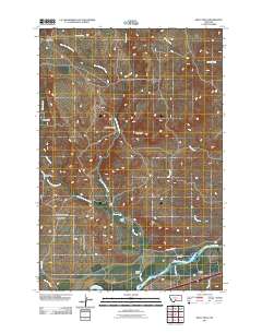 Kelly Hills 2011 topographic map thumbnail