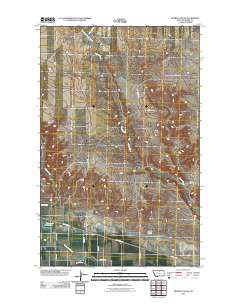 Grable Coulee 2011 topographic map thumbnail