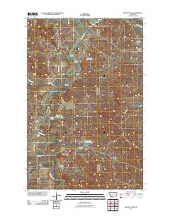 Frank Coulee 2011 topographic map thumbnail