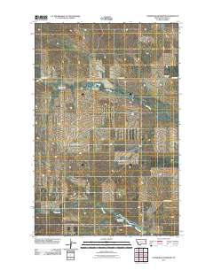 Hudiburgh Reservoir 2011 topographic map thumbnail