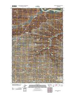 Hessler Ridge 2011 topographic map thumbnail