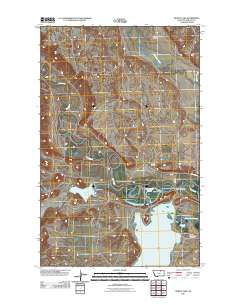 Hewitt Lake 2011 topographic map thumbnail