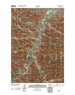 Jimtown 2011 topographic map thumbnail