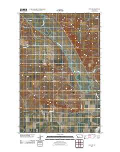 Fort Kipp 2011 topographic map thumbnail