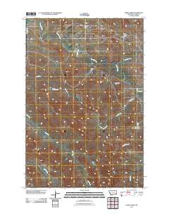 Horse Creek 2011 topographic map thumbnail