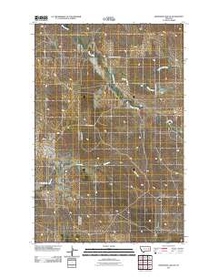 Hedstrom Lake SE 2011 topographic map thumbnail
