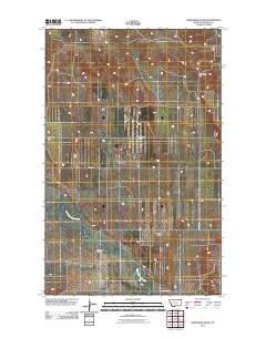 Horseshoe Basin 2011 topographic map thumbnail