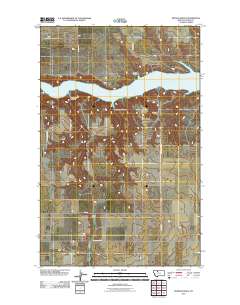 Denson Ranch 2011 topographic map thumbnail