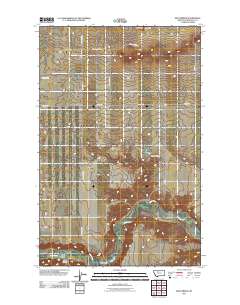 Dent Bridge 2011 topographic map thumbnail