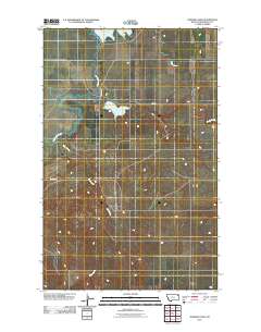 Johnson Lake 2011 topographic map thumbnail