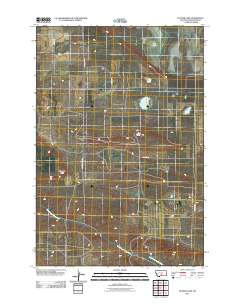 Hunter Lake 2011 topographic map thumbnail