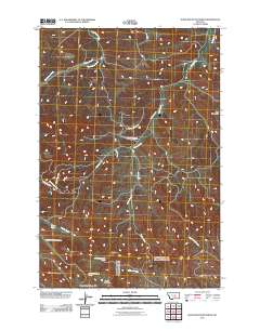 Dunn Mountain North 2011 topographic map thumbnail