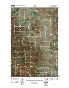 Gravely Mountain 2011 topographic map thumbnail