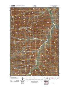 Griffin Coulee 2011 topographic map thumbnail