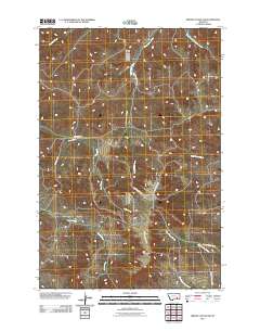 Griffin Coulee SW 2011 topographic map thumbnail