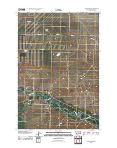Ethels Coulee 2011 topographic map thumbnail
