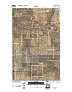 Havre NW 2011 topographic map thumbnail