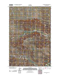 Horsethief Creek 2011 topographic map thumbnail
