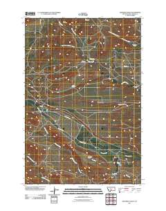 Grosfield Ranch 2011 topographic map thumbnail