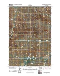 Foster Creek School 2011 topographic map thumbnail