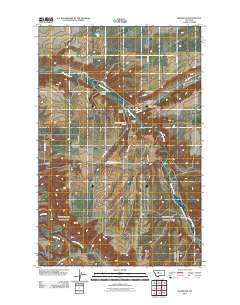 Highwood 2011 topographic map thumbnail