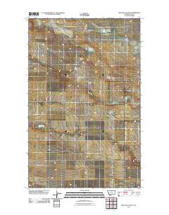 Hilldale Colony 2011 topographic map thumbnail