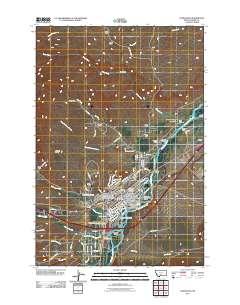 Livingston 2011 topographic map thumbnail