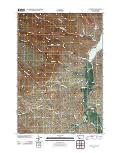Metzel Ranch 2011 topographic map thumbnail