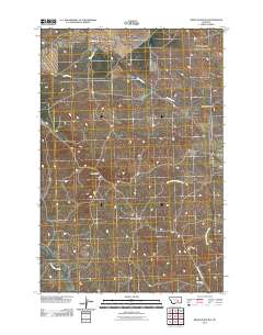 Mexican Buttes 2011 topographic map thumbnail