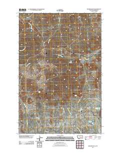 Kramer Ranch 2011 topographic map thumbnail