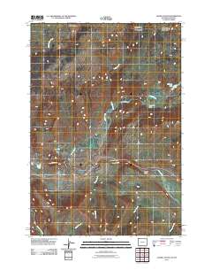 Lamar Canyon 2011 topographic map thumbnail