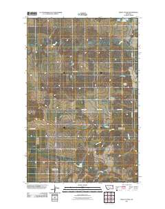 Kraut Coulee 2011 topographic map thumbnail