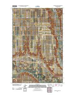 Lindeke Coulee 2011 topographic map thumbnail
