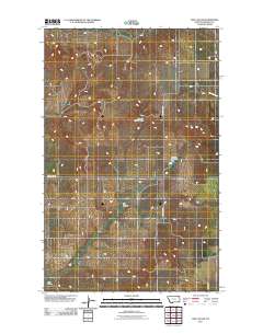 Line Coulee 2011 topographic map thumbnail