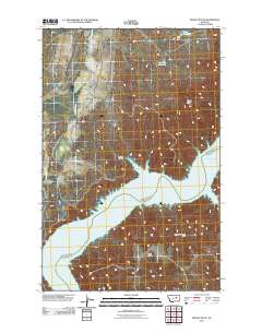 Mickey Butte 2011 topographic map thumbnail