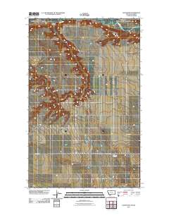 Goldstone 2011 topographic map thumbnail